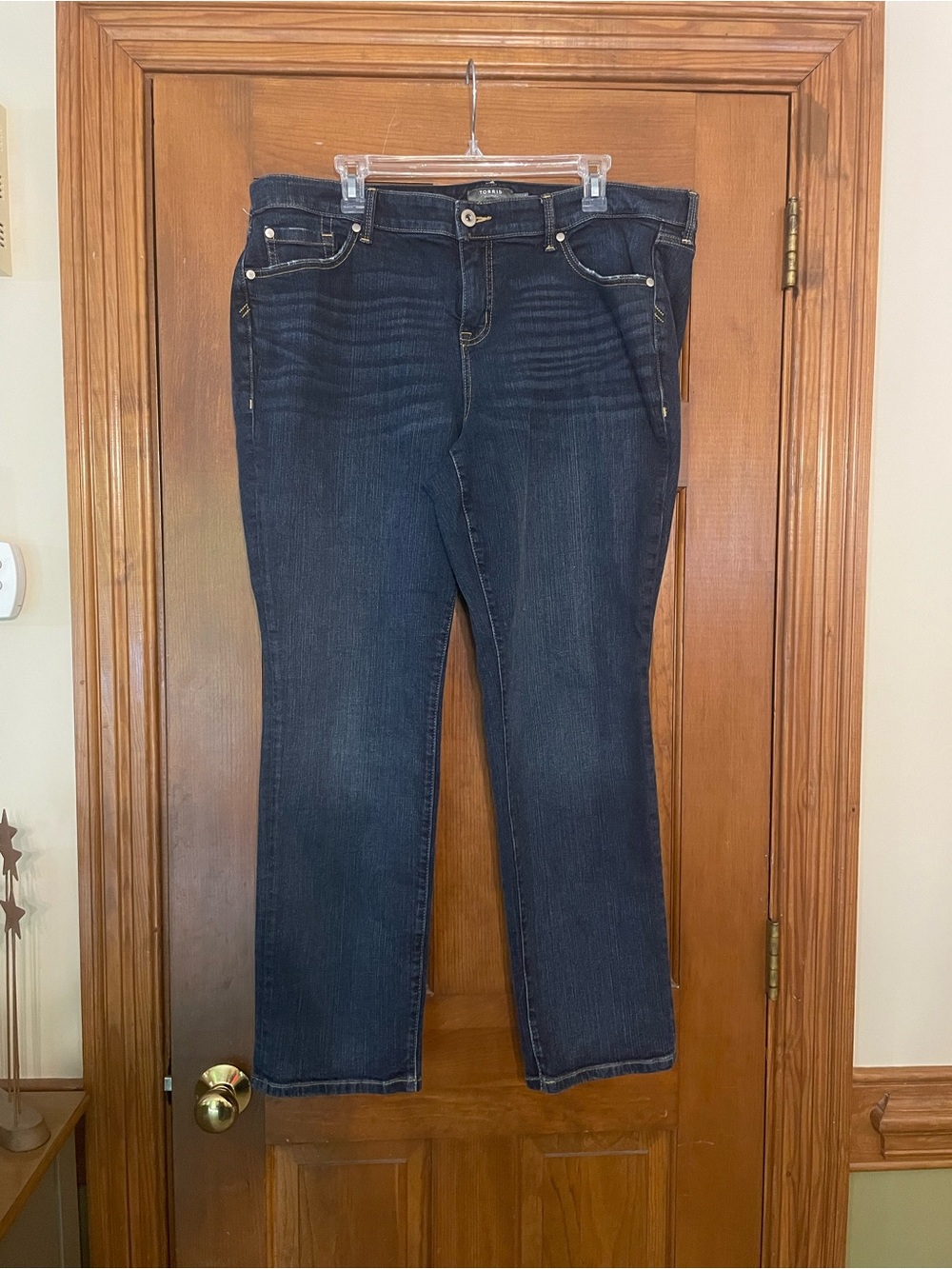 Torrid Women’s Boyfriend Straight Vintage Stretch Jeans, Size 18R